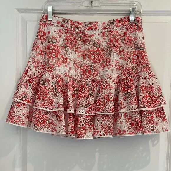 Charo Ruiz Red and White Floral Mini Dress - Picture 7 of 10